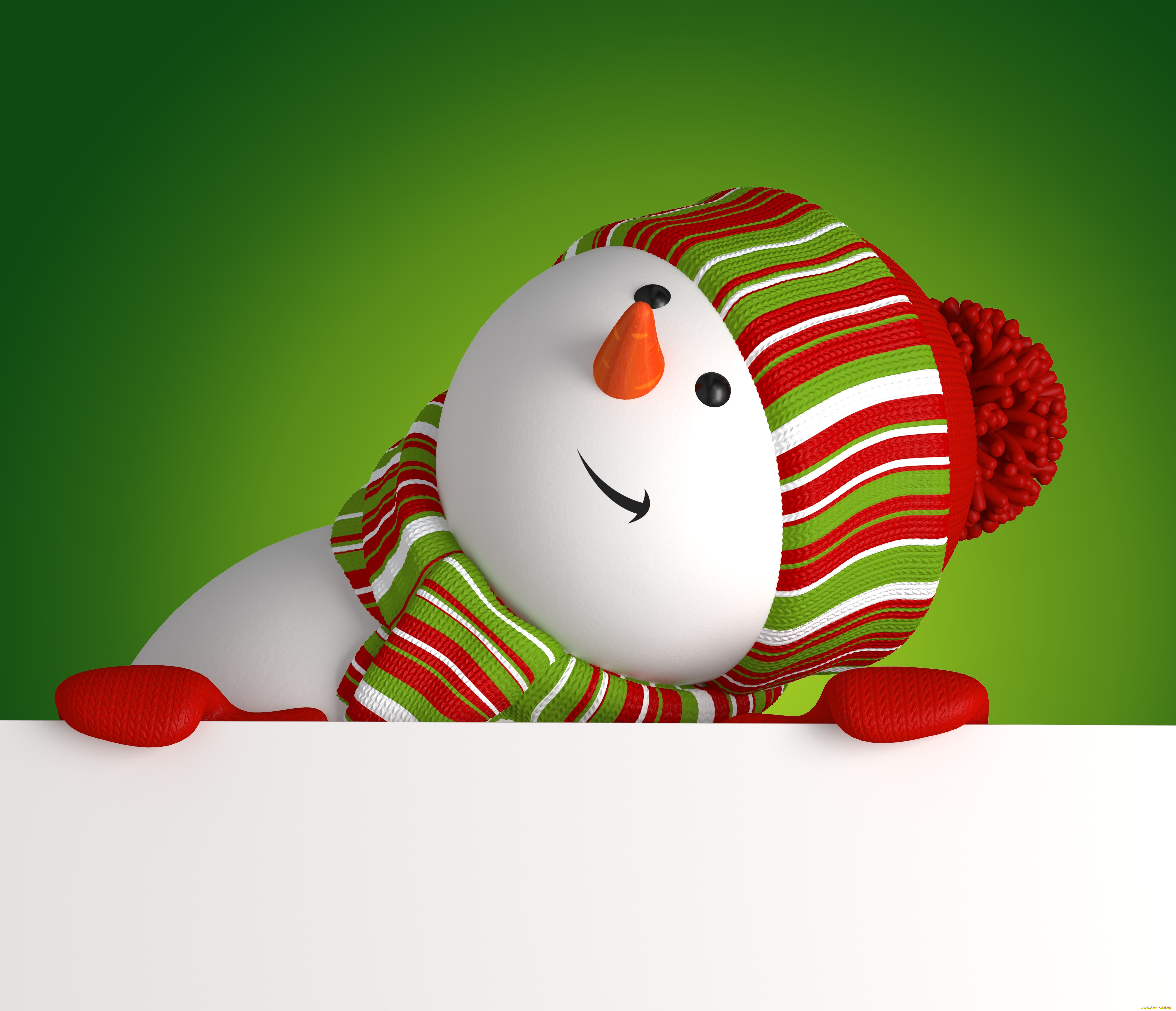 , 3  ,  , snowman, 3d, cute, banner, christmas, new, year, , , 